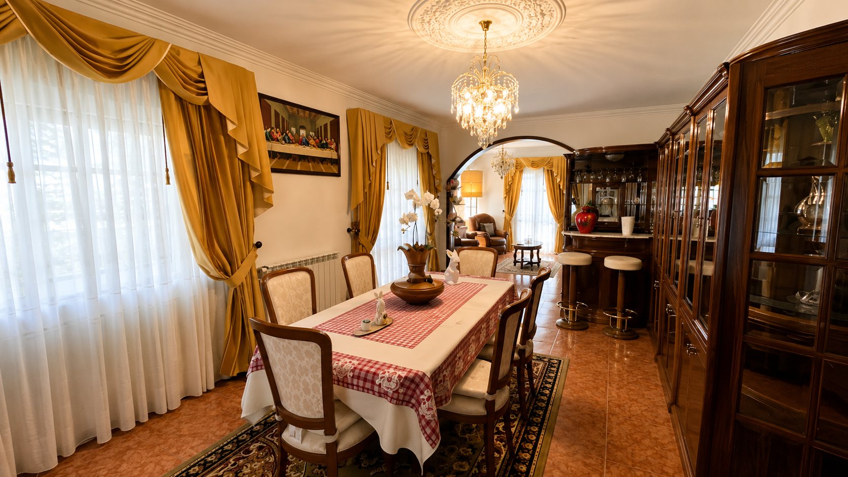 Esszimmer der Villa CM135