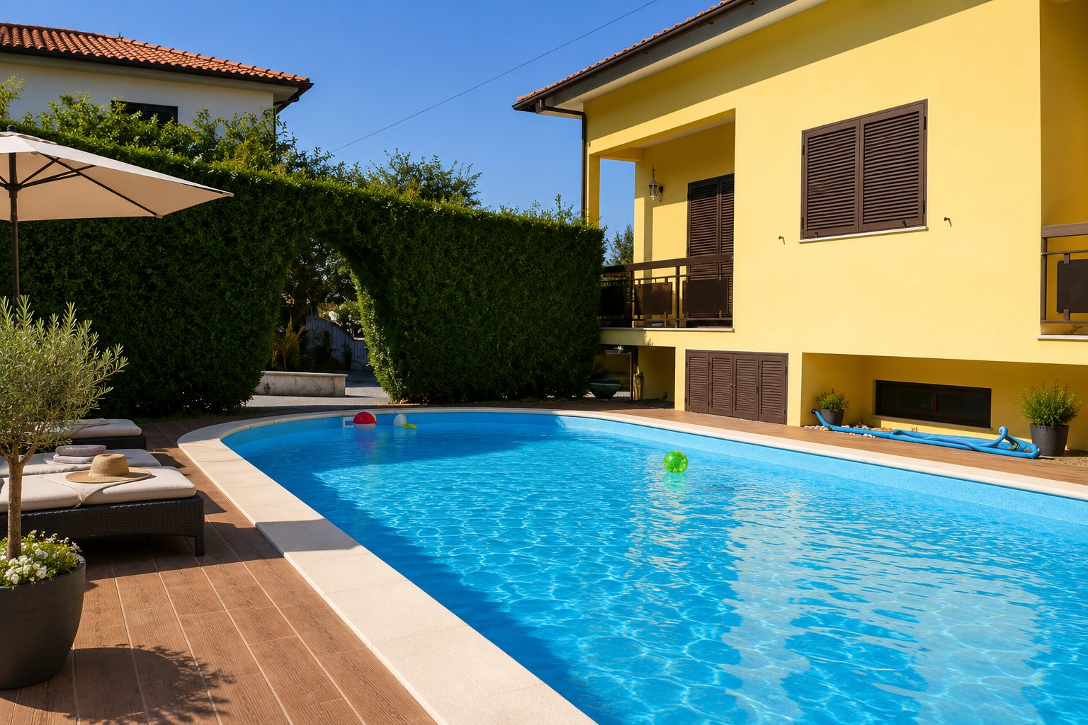 Privater Pool der Villa CM135