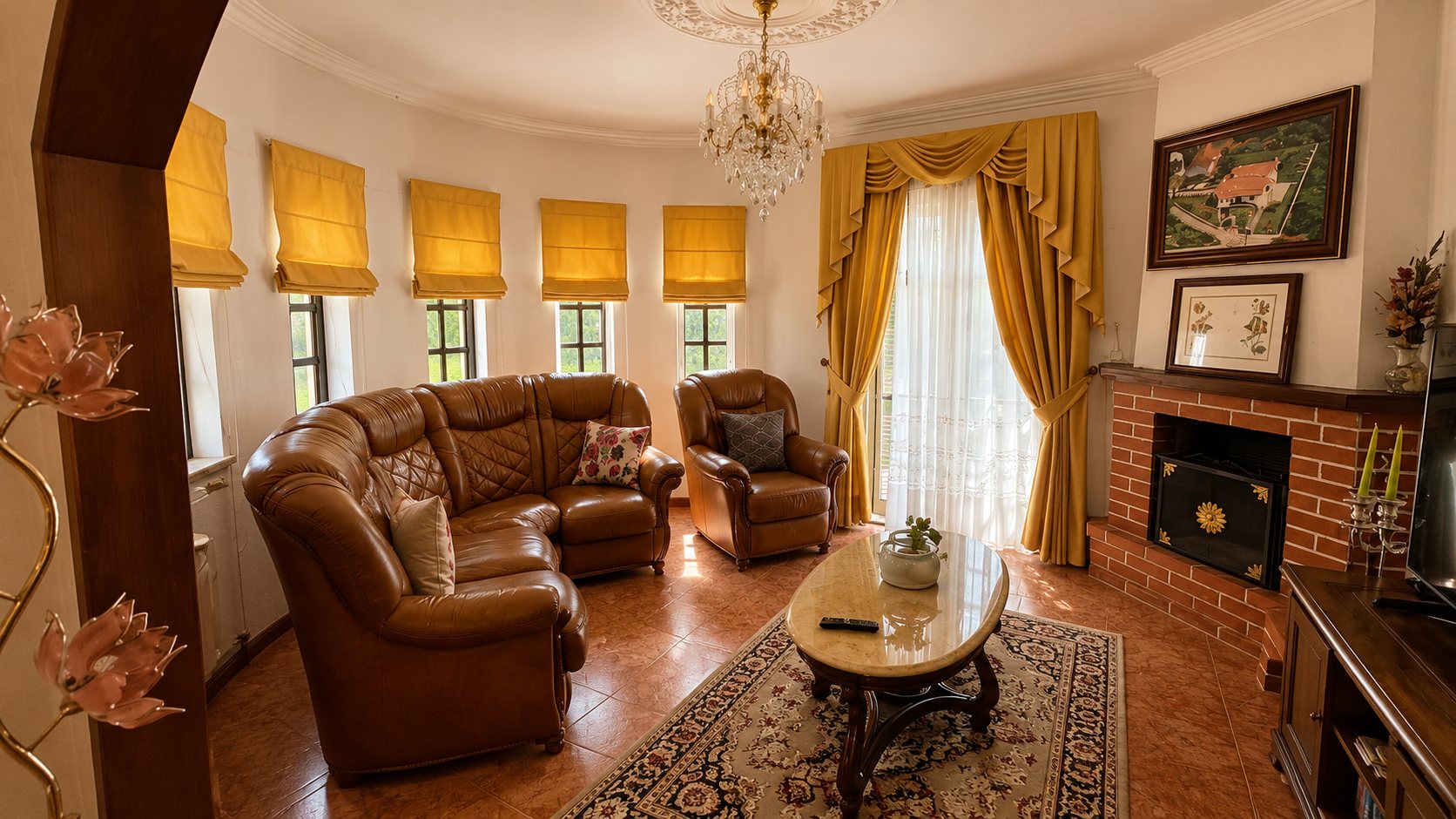 Wohnzimmer der Villa CM135