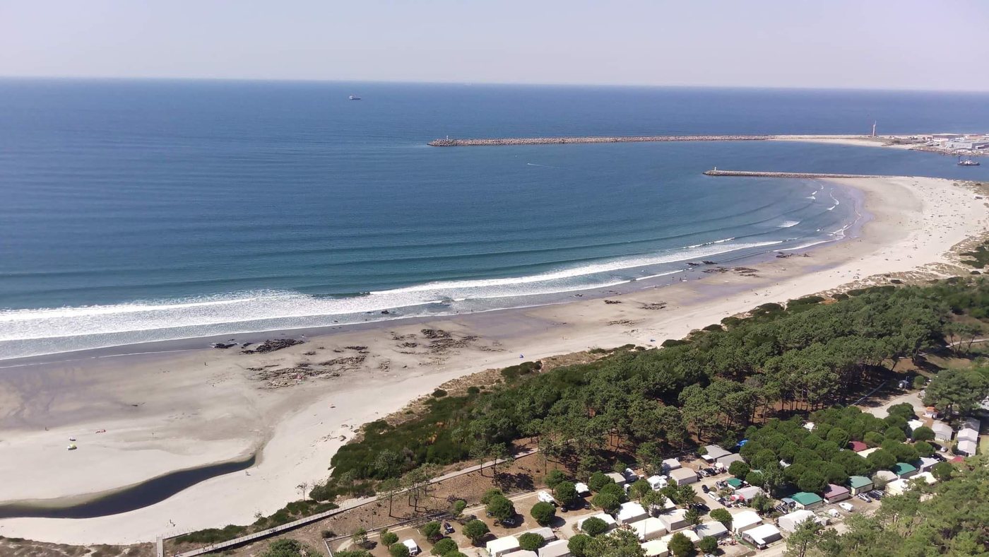Praia do Cabedelo an der Atlantikküste bei Viana do Castelo